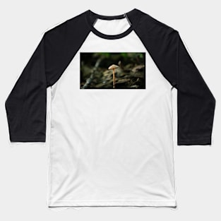 Single Mushroom Baseball T-Shirt